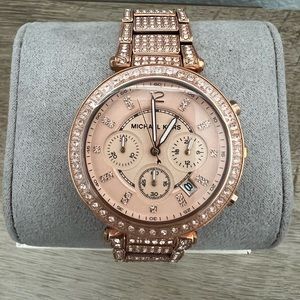 Michael Kors rose gold watch